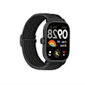 Miniatyrbild 2 av 4: Vävt armband för Xiaomi Smart Band 8 Pro/Redmi Smart Band 2 Svart