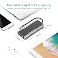 Pikkukuva 3 / 8: 15-in-1 USB-C Hub -monitoimiadapteri HDMI:llä, VGA:lla, Ethernetillä ja SD/TF-kortinlukijalla
