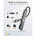 Miniatyrbillede 7 af 9: Slim 4-ports USB-hub, USB-C™ til USB-A, 5 Gbit/s
