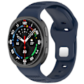 Miniatyrbillede 5 af 5: Stilfuld silikonerem til Galaxy Watch8 & Watch Ultra2 Blå