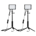 Miniatyrbillede 1 af 2: Kit Neewer ZC-10S to lamper LED + filtre + stativer