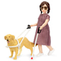 Miniatyrbild 1 av 4: Docka Blindkäpp Hund