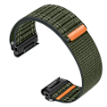 Miniatyrbild 2 av 4: 22mm nylon klockarmband för Garmin Fenix 8/567X/pro/Epix 935/965 Grön