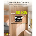Pikkukuva 3 / 8: TV-seinäteline Caravan FIXED (M), musta TV-seinäteline Caravan FIXED (S), musta