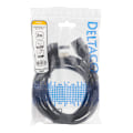 Miniatyrbild 2 av 3: Earthed power cable, PSB-10A - IEC 60320 C13, 2m, black