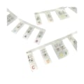 Miniatyrbillede 2 af 7: Aftageligt lysende klaver keyboard Note Label 88 Key Hvid