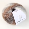 Miniatyrbillede 1 af 5: Ether Blue, Håndstrikket Mohairgarn Brun