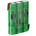 Miniatyrbild 1 av 2: 3x AAA (Micro) laddningsbart batteri - 800 mAh