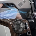 Miniatyrbillede 4 af 7: Køleventilator til bil med 360° rotation og justerbar hastighed