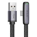 Miniatyrbillede 1 af 2: USB til USB-C kabel Mcdodo CA-3341 6A 90 grader 1,8m