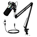 Miniatyrbillede 2 af 4: Dynamisk mikrofon Maono PD200XS (sort)