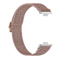 Miniatyrbillede 1 af 5: Elastisk nylonurrem til Huawei Watch Fit 3 Lyserød