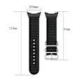 Pikkukuva 4 / 4: Google Pixel Watch 2 & 3 Nylon Canvas -ranneke