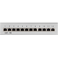 Miniatyrbild 3 av 4: CAT 5e mini-/skrivbordskopplingspanel, 12 portar (1 HE)