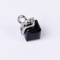 Miniatyrbillede 1 af 2: 10 stk. Charms Vedhæng Sort