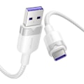 Pikkukuva 3 / 3: USB 2.0 A–USB-C 6A Vention CTOWH 2M -kaapeli (valkoinen)