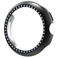 Miniatyrbillede 1 af 4: Google Pixel Watch 3 etui, PC & Rhinestone beskyttelsescover Sort 41 mm