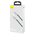 Miniatyrbild 7 av 8: USB-kabel för Lightning Baseus Cafule, 2,4A, 1m (grön)