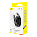 Pikkukuva 4 / 6: Baseus Tungsten Gold -latauskaapeli USB-C-USB-C 100W 1m (musta)