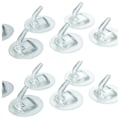 Miniatyrbillede 1 af 5: Transparente klæbekroge, 10-pak