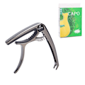 Miniatyrbillede 2 af 5: Zink Alloy Guitar Capo - Gun Black med Farveæske