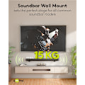 Miniatyrbild 3 av 9: Väggfäste för soundbar Universal, svart