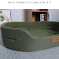 Pikkukuva 5 / 6: Pehmeä Nest Dog Bed Lemmikin petimatto Ruohon väri M
