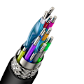 Miniatyrbild 6 av 9: Baseus Cafule 4KHDMI hane till 4KHDMI hane adapterkabel 5m svart