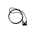 Miniatyrbillede 3 af 3: Anti-Lost strop til AirPods (enkeltsidet magnetisk) Sort