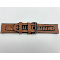Miniatyrbild 5 av 5: Läderklockarmband för Garmin Fenix 7 Pro/7X Brun 26 mm