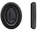 Miniatyrbillede 4 af 5: INF Højkvalitets ørepuder til Bose QC 35/25/15 hovedtelefoner 1 par Sort