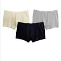 Miniatyrbild 1 av 5: Herrsilkesboxershorts, 3-pack 100 % mullbärssilkestickade underkläder L