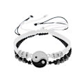 Miniatyrbild 1 av 5: Yin Yang par/vänskapsarmband set Silver