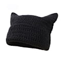 Pikkukuva 1 / 3: Leikkisä Devil Knitted Hat Musta