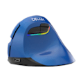 Pikkukuva 1 / 3: Langaton pystysuuntainen hiiri Delux M618Mini BT4.0 + 2,4 GHz 4000 DPI RGB (sininen)