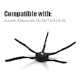 Miniatyrbillede 5 af 5: Sidebørste 2-pak Xiaomi Roborock S5/S6/T6/E2/E35 Sort
