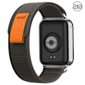 Miniatyrbillede 2 af 3: Redmi Watch 4 flettet nylon urrem Sort + lysegrå