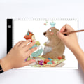 Miniatyrbild 2 av 3: A4 Tracing Light Pad för konstnärsspårning, dimbar Artcraft Lightbox