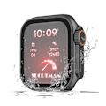 Miniatyrbillede 4 af 4: PC-etui med skærmbeskytter til Apple Watch Series 9 8 7, 45mm Sort