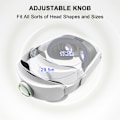 Miniatyrbillede 6 af 11: DEVASO justerbar hovedstrop til VR-headsets Hvid
