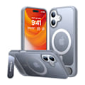Pikkukuva 3 / 3: Etui Torras Pstand Series do iPhone 16 Plus (titaaninharmaa)