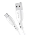 Miniatyrbild 1 av 4: USB till USB-C-kabel VFAN Racing X05, 3A, 2m (vit)
