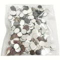 Pikkukuva 1 / 5: Hilekonfetti, 8 mm pyöreä paljettikonfetti 30g Hopea
