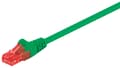CAT 6 patchkabel, U/UTP, Grön