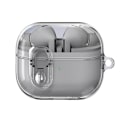 Pikkukuva 1 / 4: Suojakuori Samsung Galaxy Buds 3/Buds 3 Prolle avaimenperällä Harmaa