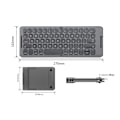 Miniatyrbillede 6 af 6: Foldbart Bluetooth-tastatur - problemfri forbindelse og bærbar
