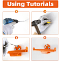 Miniatyrbild 3 av 5: Väggmonterat Blåshållarställ för Stihl BG-50, BG-56, BG-66, BG-86