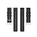 Miniatyrbillede 2 af 5: Bowener GRIT X Soft Silikone Armbånd Urrem til Samsung Galaxy Watch 20mm Sort