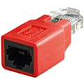 Miniatyrbild 1 av 3: RJ45 crossover modulär adapter, CAT 5e