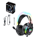 Miniatyrbillede 7 af 7: Gaming høretelefoner ONIKUMA X26 Sort